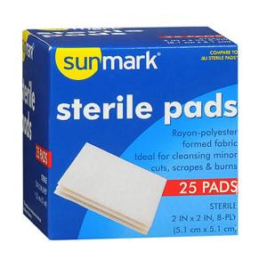 Sunmark Sterile Pads 2 Inches