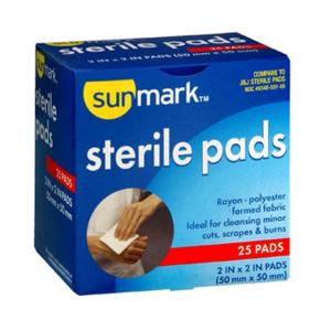 Sunmark Sterile Pads 2 Inches