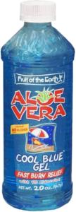 Fruit of the Earth Aloe Vera Gel - Cool Blue - 20 Ounce