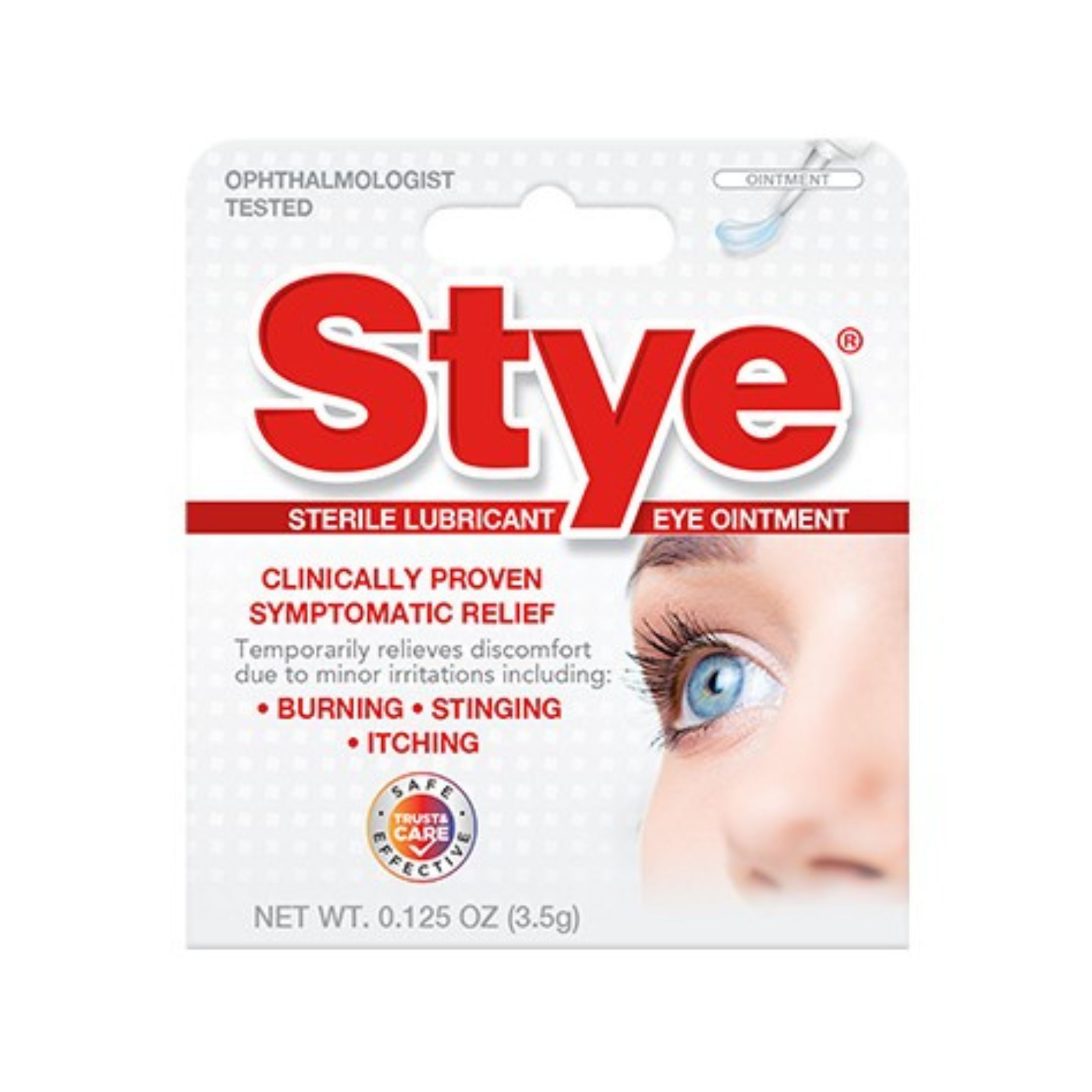 Stye Sterile Lubricant Eye Ointment, 0.125 Oz