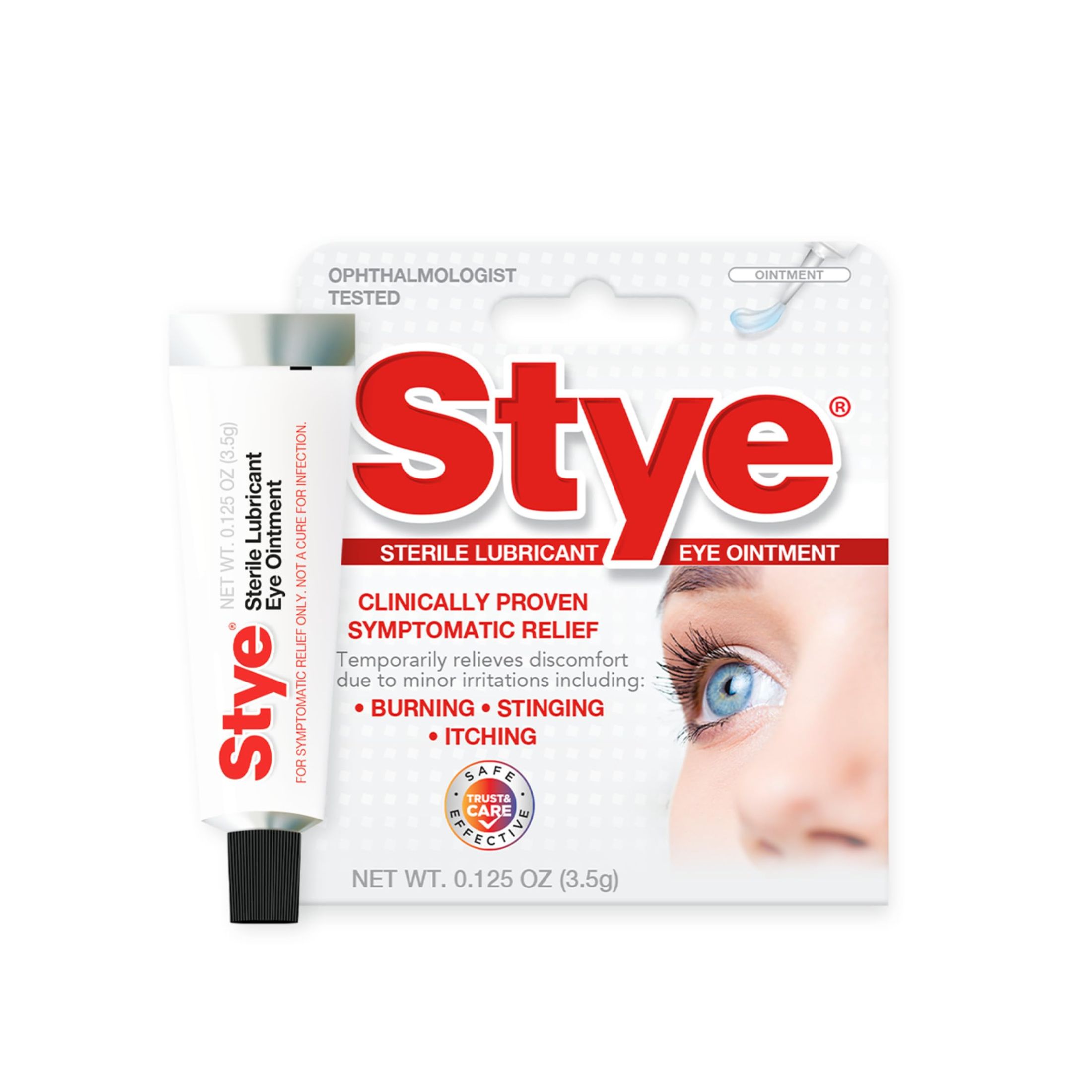 Stye Sterile Lubricant Eye Ointment, 0.125 Oz