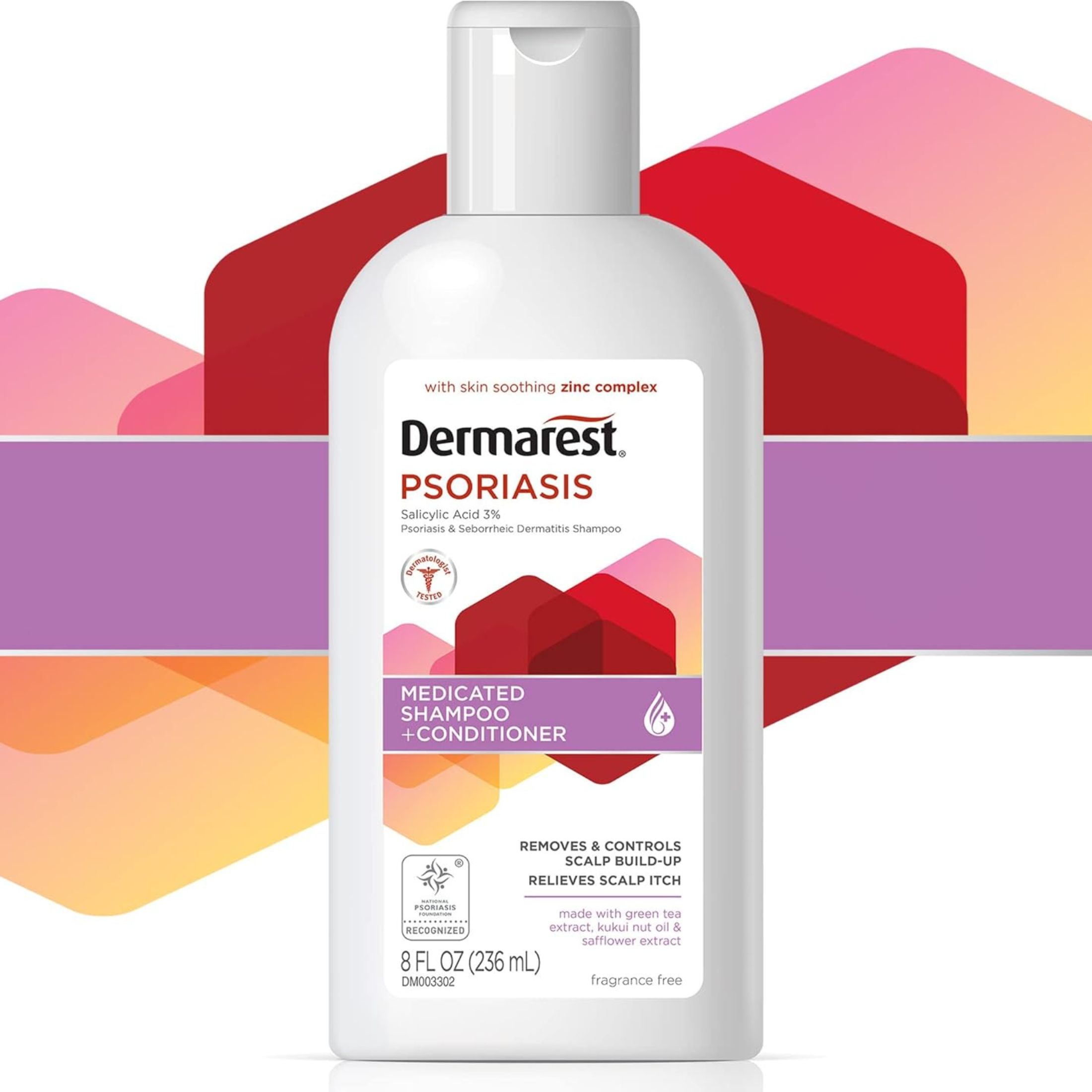 Dermarest Psoriasis Medicated Shampoo Plus Conditioner -- 8 Fl Oz