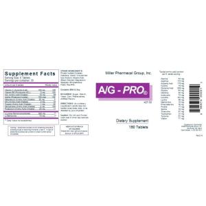 Miller Pharmacal Group A/G Pro Tablets