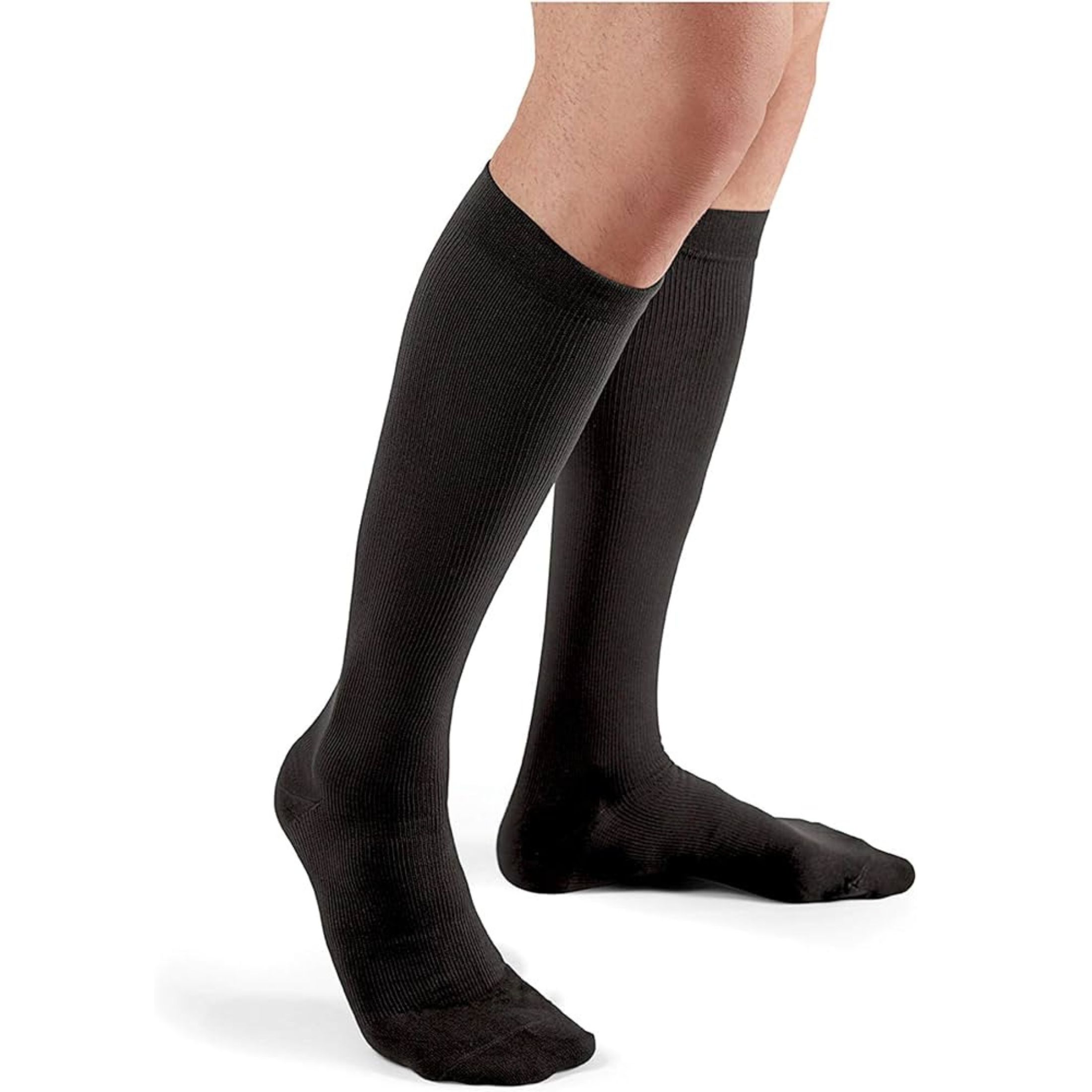 Futuro Restoring Dress Socks For Men, Firm, Black, Medium, 1 Pair