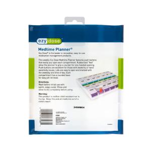 Ezy Dose 7 Day AM/PM Weekly Pill Planner, XL