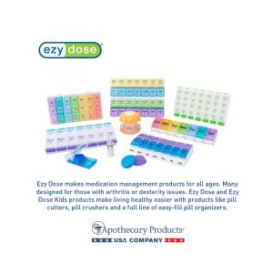 Ezy Dose 7 Day AM/PM Weekly Pill Planner, XL
