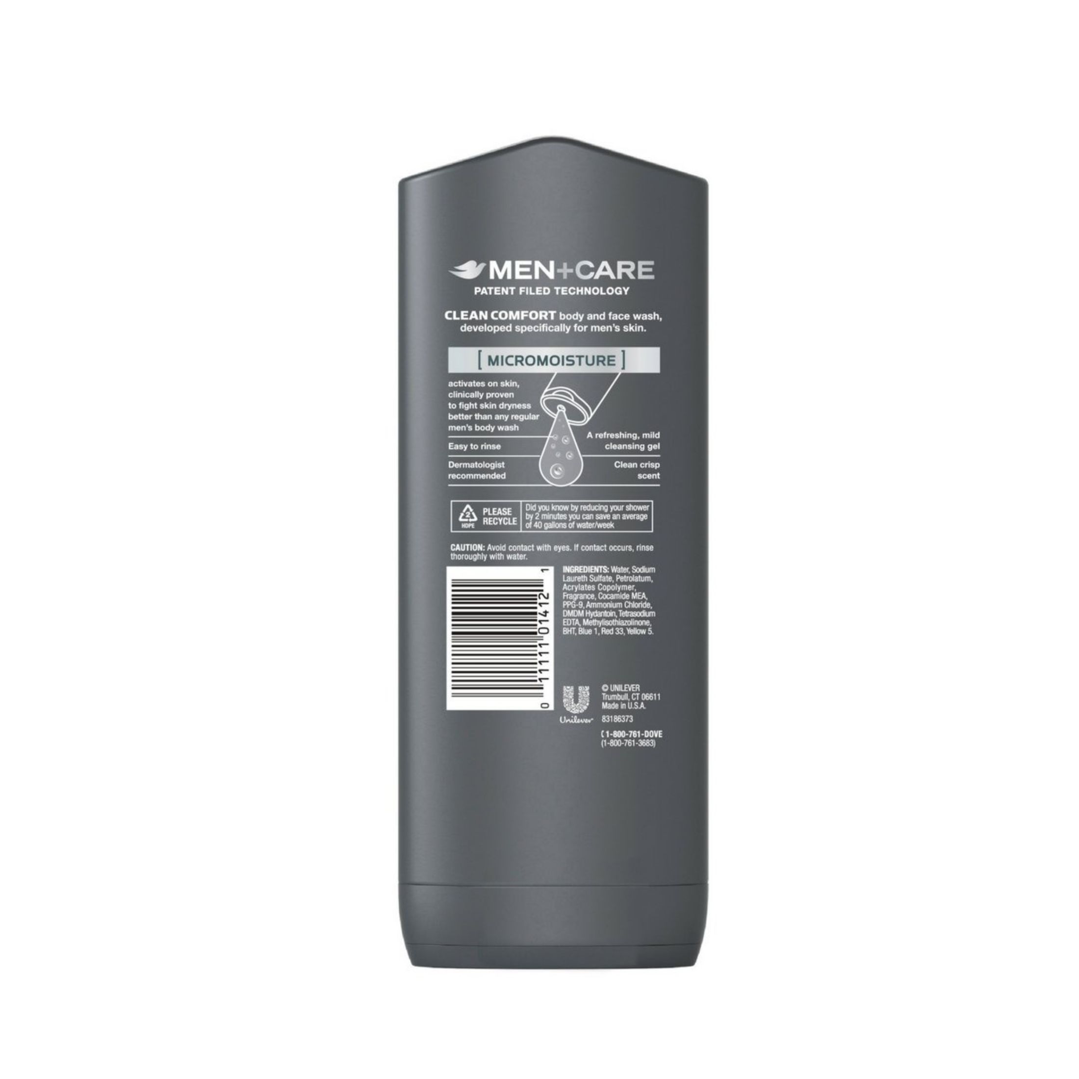 Dove Men + Care Clean Comfort Body And Face Wash 13.5oz