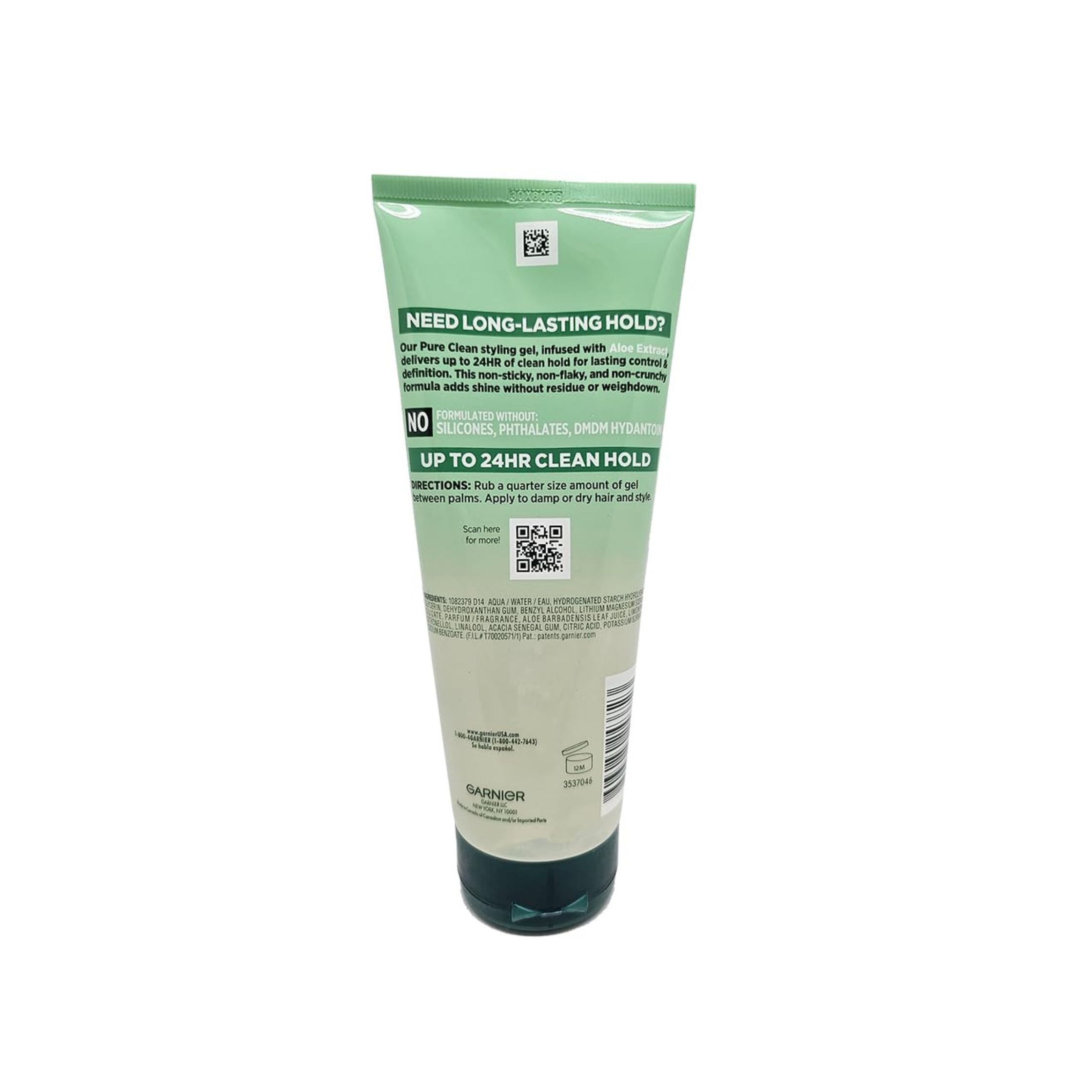 Garnier Fructis Style Pure Clean Extra Strong Hold Hair Gel - 6.8 Fl Oz