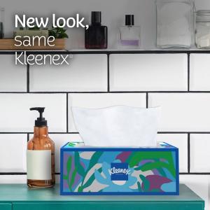 Kleenex Everyday Facial Tissues, 160 Tissues Per Flat Box