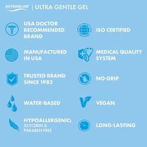 Astroglide Ultra Gentle Sensitive Skin Gel Personal Lubricant