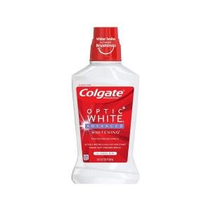 Colgate Optic White, Mouthwash, Whitening, Icy Fresh Mint, 16 Fl Oz