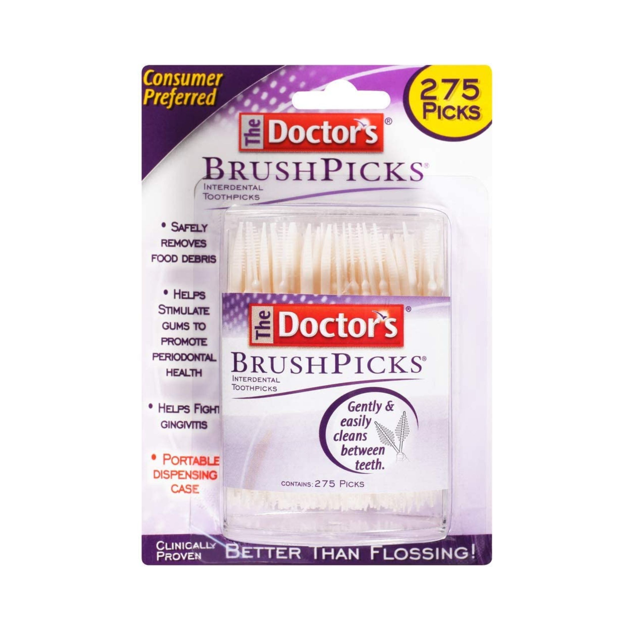 The Doctor's Brush Picks, Toothpicks, Interdental
