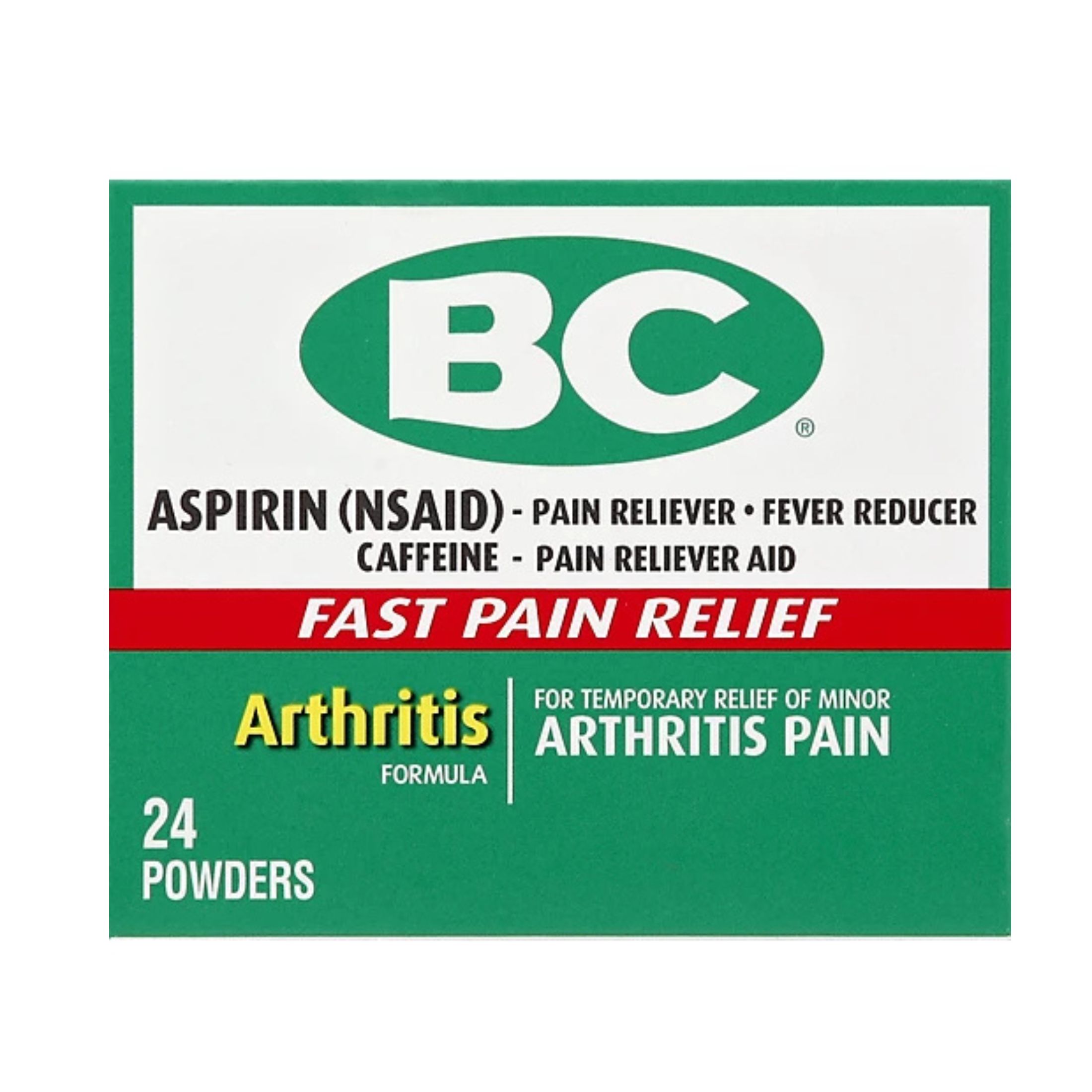 B&C Pain Reliever - Fever Reducer, Arthritis Formula, Powders