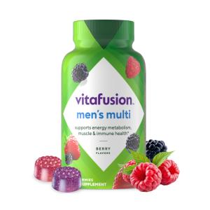 Vitafusion Men's Multivitamin Gummy, Natural Berry Flavors