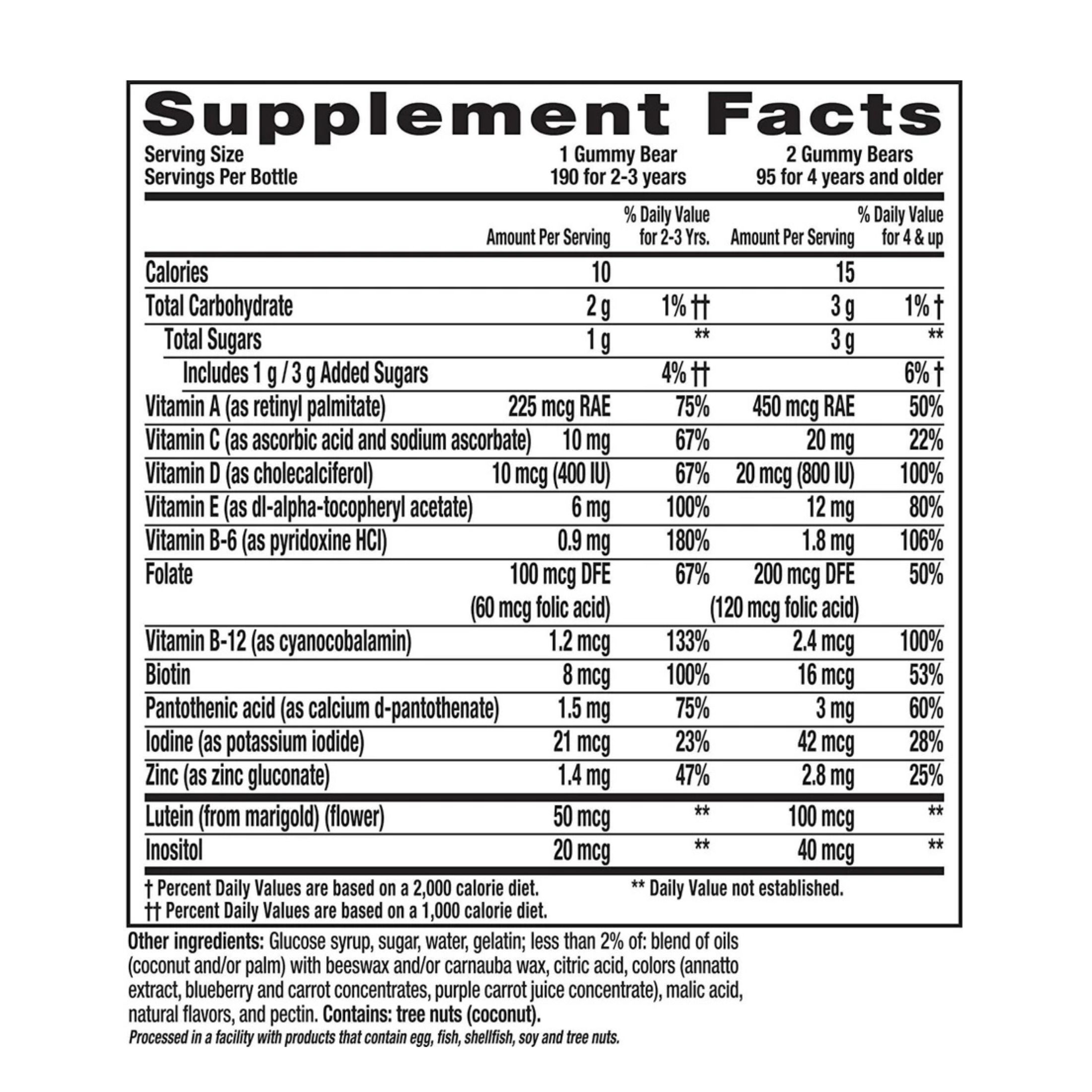 L'il Critters Vitafusion Gummy Vites Complete Kids Multivitamin Gummies