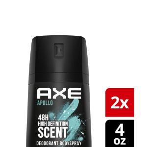 Axe Apollo Body Spray Deodorant Sage & Cedarwood 4.0 Oz