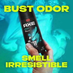 Axe Apollo Body Spray Deodorant Sage & Cedarwood 4.0 Oz