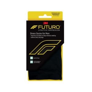 Futuro Revitalizing Dress Socks For Men Moderate Medium/Black