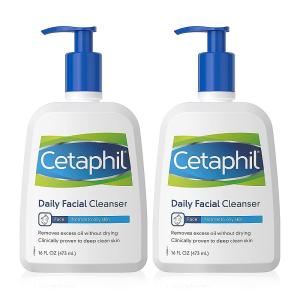 Cetaphil Facial Cleanser Daily Face Wash For Normal To Oily Skin 16oz