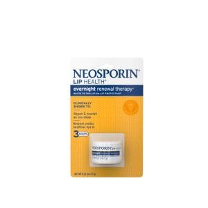 Neosporin Lip Health Overnight Renewal Therapy 0.27 Oz