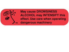 Drowsiness Alcohol Can Intensify Labels