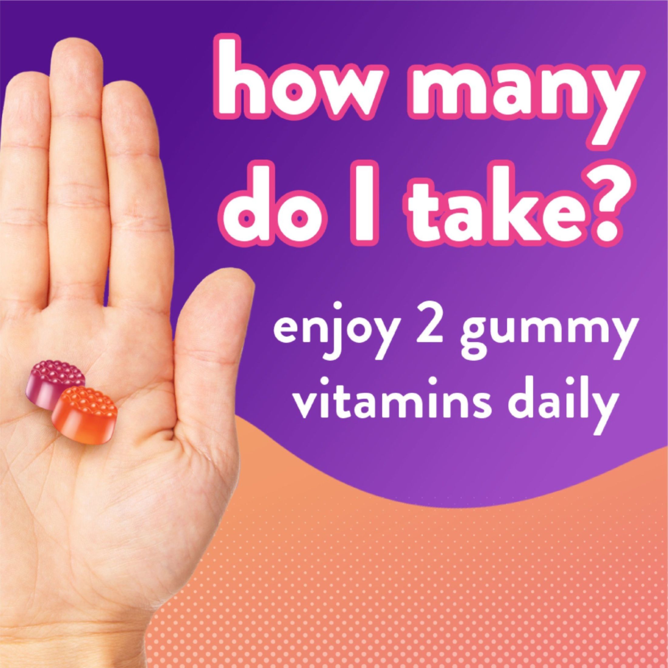 Vitafusion Adult Multivites Gummy Vitamins - Natural Berry, Peach, And Orange Flavor 150ct