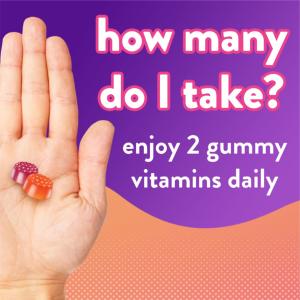 Vitafusion Adult Multivites Gummy Vitamins - Natural Berry, Peach, And Orange Flavor 150ct