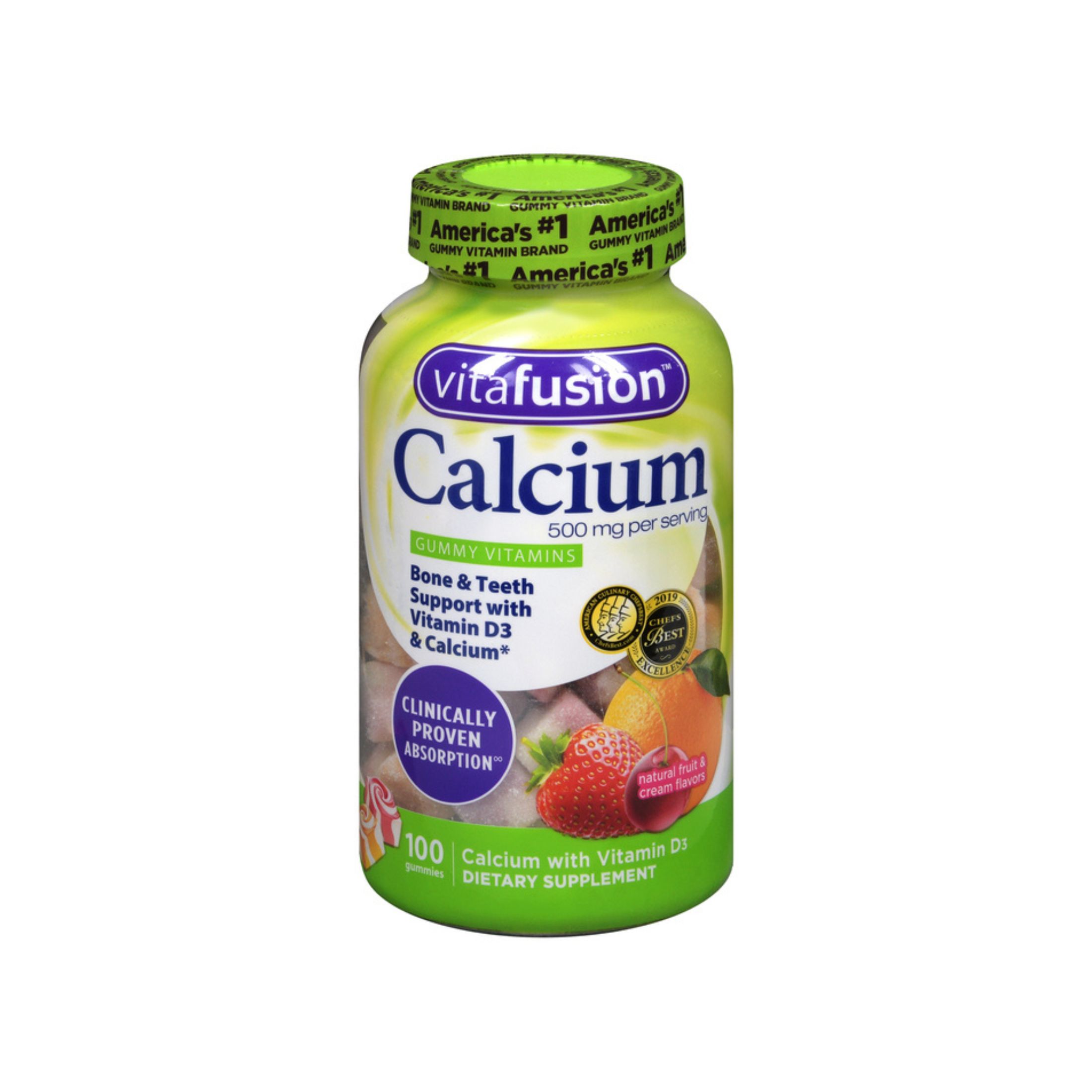 Church & Dwight USA Pack Of 12-Vitafusion Calcium Gummy 100