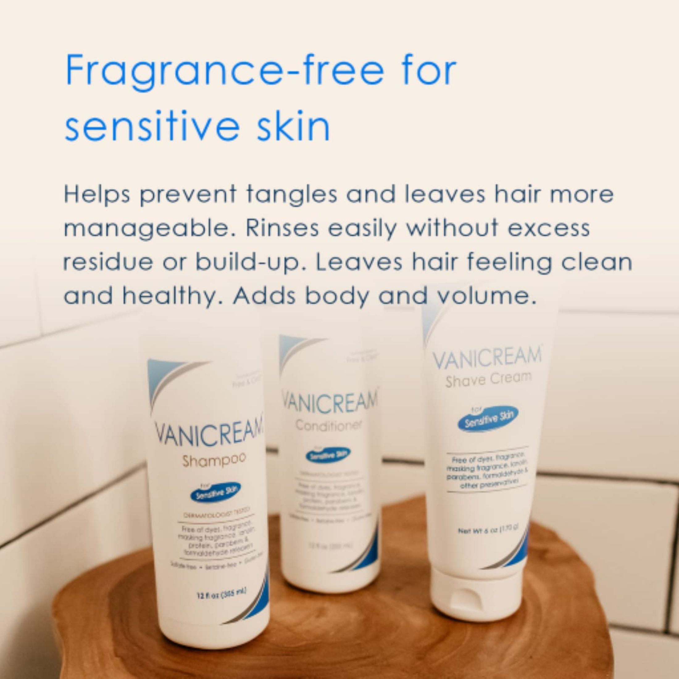 Vanicream Free & Clear For Sensitive Skin Hair Conditioner 12 Fl Oz