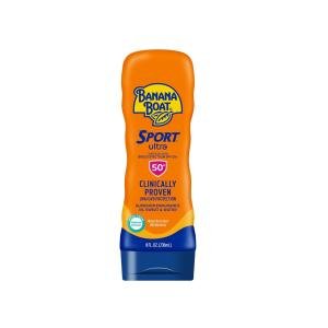 Banana Boat Ultra Sport Performance Lotion Sunscreen Broad Spectrum SPF 50 - 8 Ounces