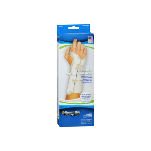 Sport Aid Deluxe Wrist Brace Large Left - 1 Ea