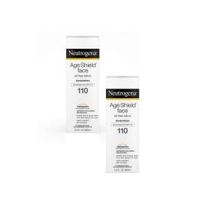 Neutrogena Age Shield Face Oil-Free Sunscreen Lotion Broad Spectrum - SPF 110 - 3 Fl Oz