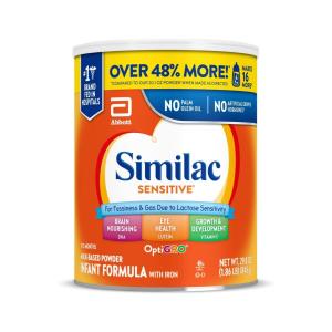 Similac Infant Formula, With Iron, Milk Based Powder, Sensitive