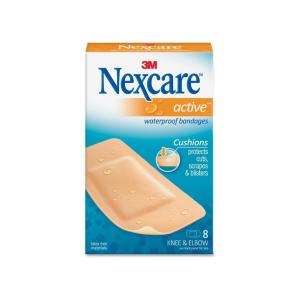 Nexcare Active, Bandages, Waterproof, Knee & Elbow