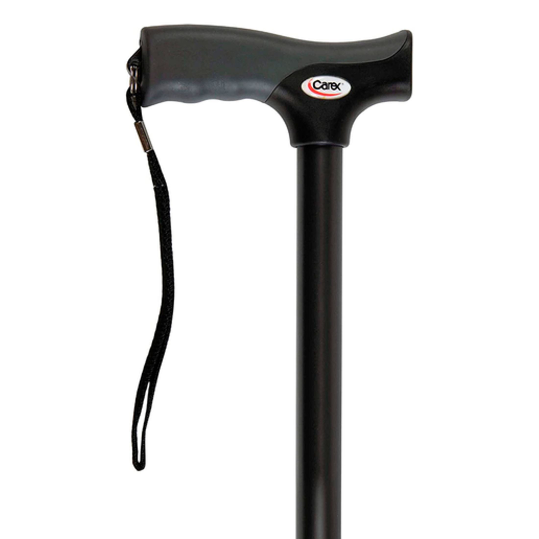 Carex Cane Derby Soft Grip Black