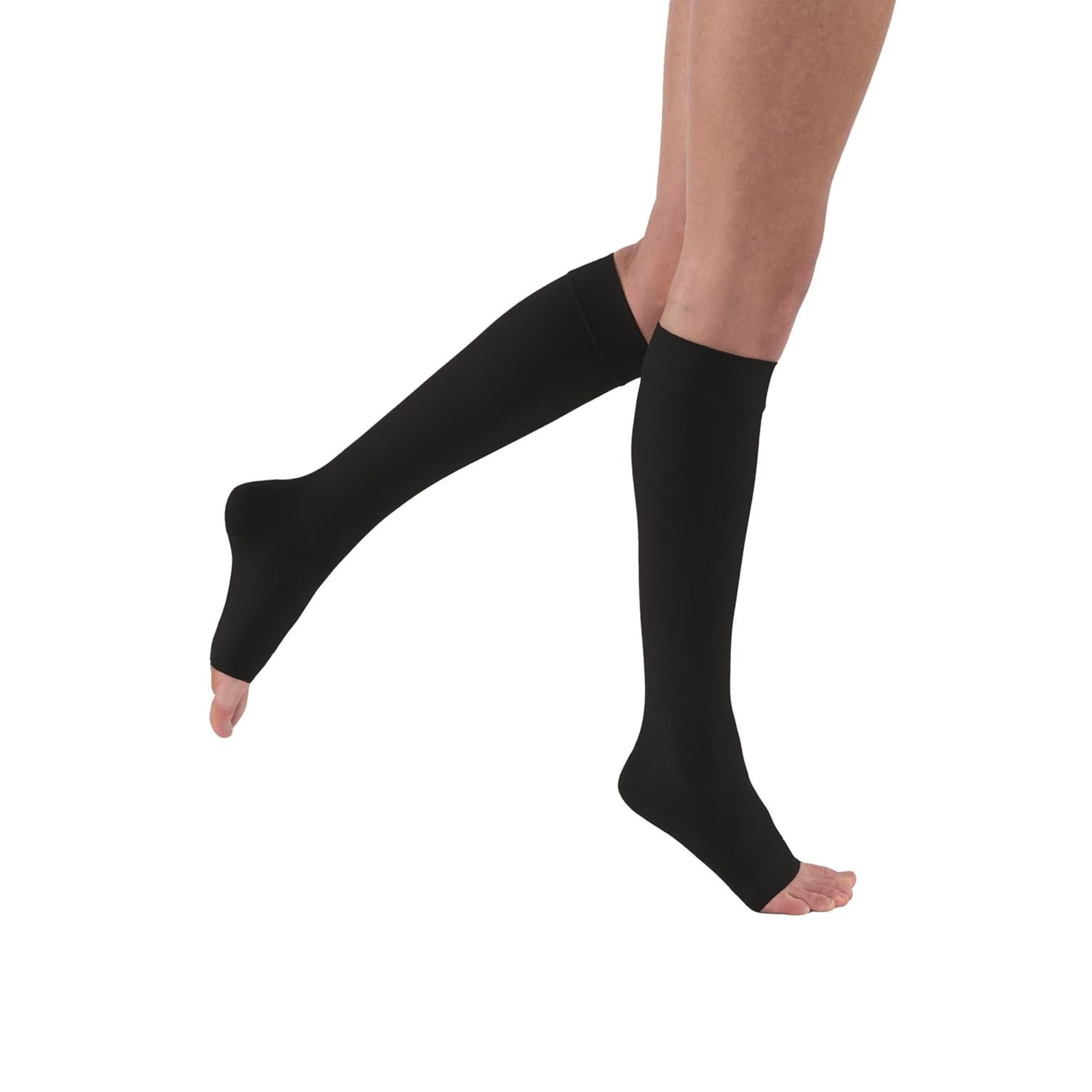 Jobst Medical Legwear For Men Knee High Socks 15-20 Mmhg Black Large 1 Pair