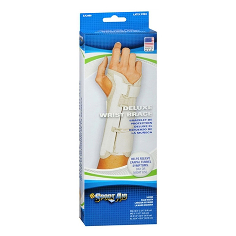 Sportaid Wrist Brace Deluxe - Right - Beige