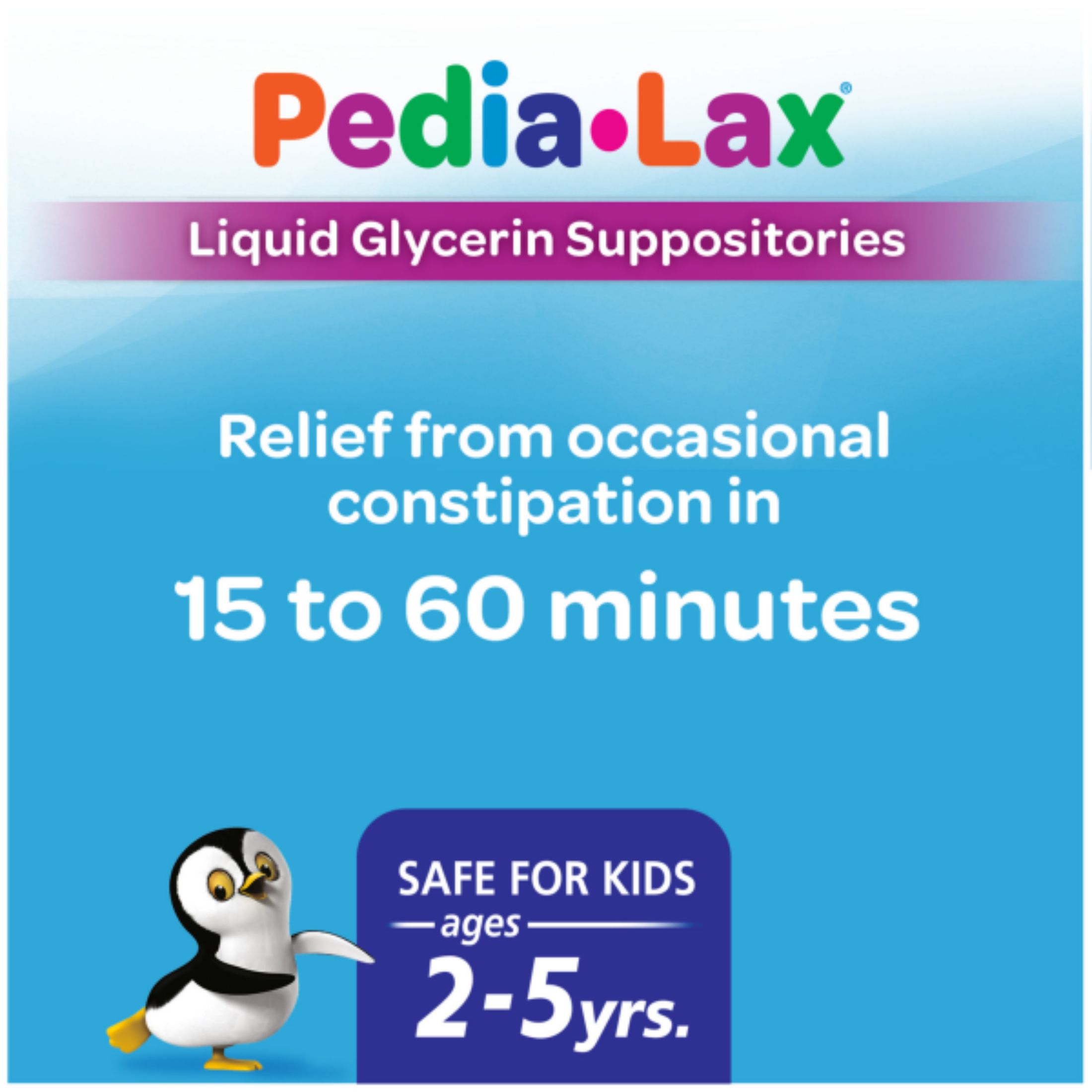 Pedia-lax Laxative Liquid Glycerin Suppositories For Kids - Ages 2-5 - 6ct