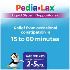 Pedia-lax Laxative Liquid Glycerin Suppositories For Kids - Ages 2-5 - 6ct