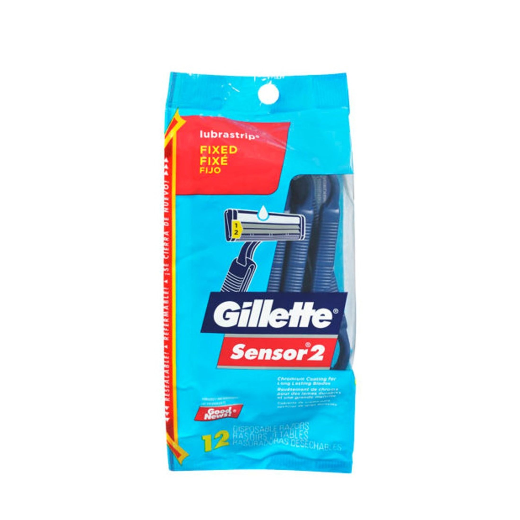 Gillette Sensor 2 Disposable Razors, Fixed