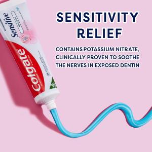 Colgate Sensitive Toothpaste Maximum Strength With Whitening - Fresh Mint Gel - 6oz
