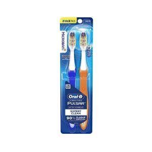 Oral B Toothbrush Pulsar Battery Blue Soft Deeper Clean