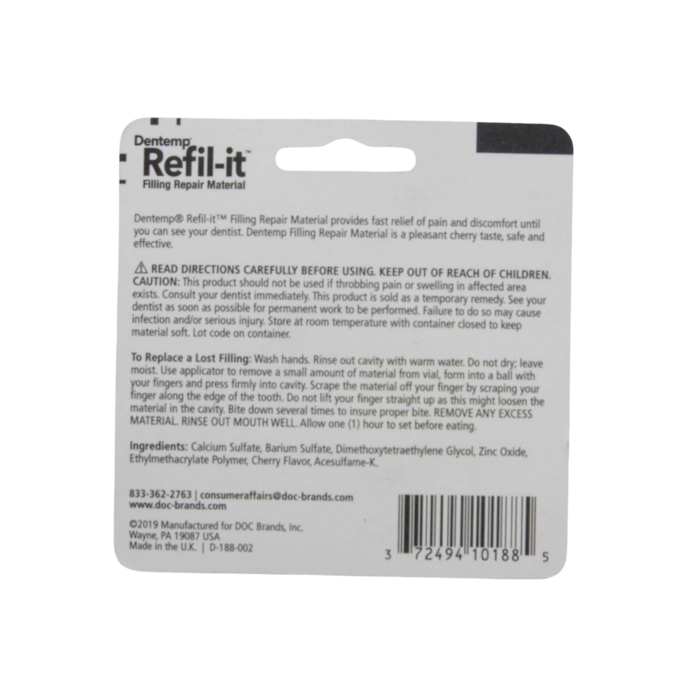 Refilit Filling Material Cherry Flavor 2 G