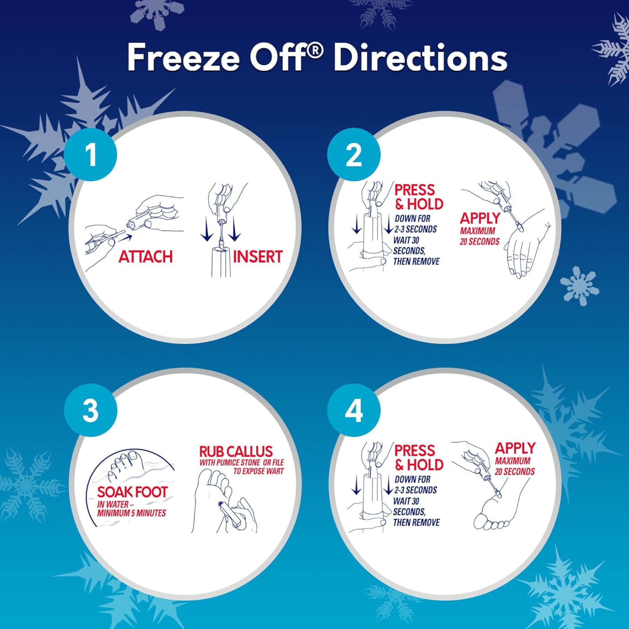 Compound W W-Freeze Off Wart Removal System Maximum Freeze