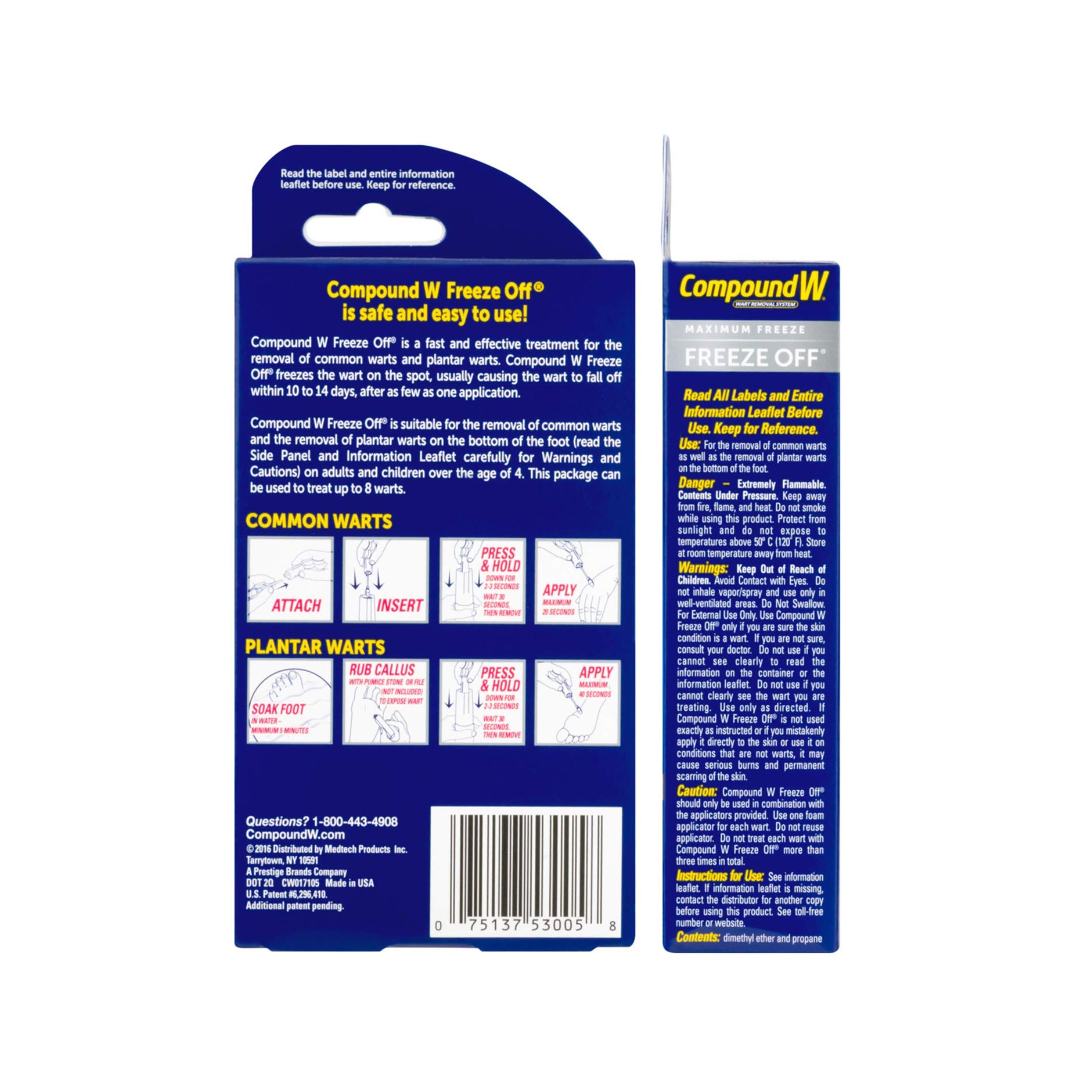 Compound W W-Freeze Off Wart Removal System Maximum Freeze