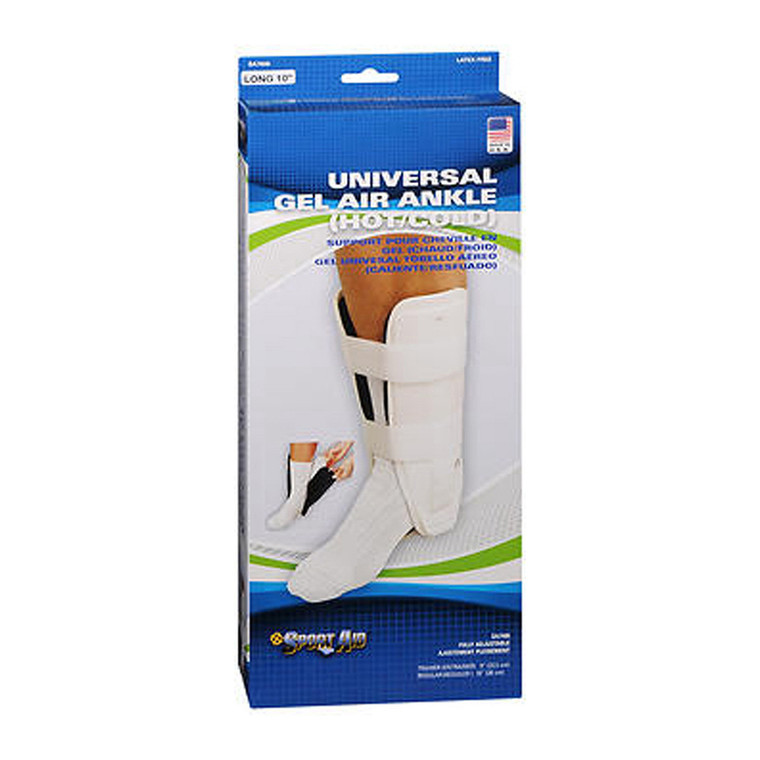Sportaid Ankle Brace Sport Aid Universal Gel Air Hot Or Cold Support Regular