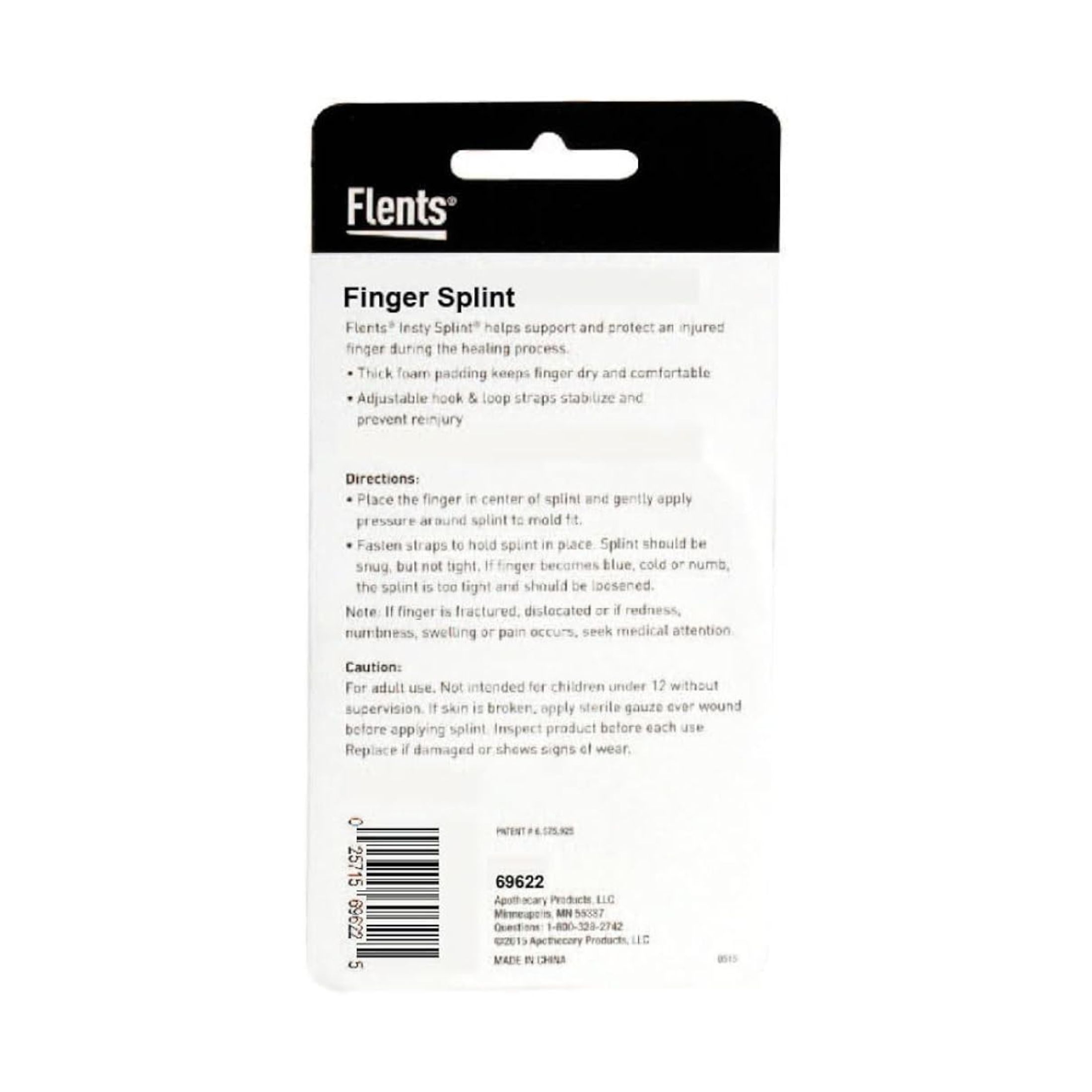 Flents Finger Splint Quickie Medium 69622