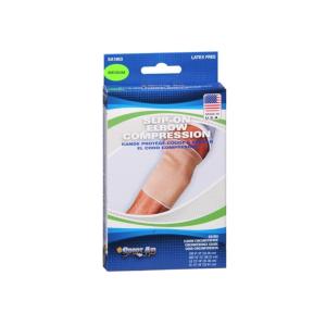 Sportaid Elbow Brace Sport Slip-On Compression XL Beige - 1 Ea