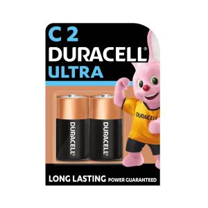 Duracell CopperTop Alkaline C Batteries 2/Pack MN1