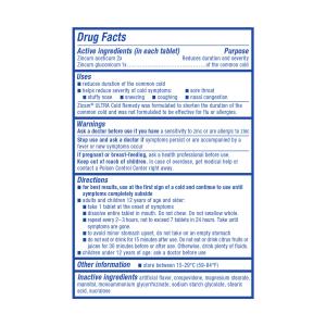 Zicam Cold Remedy RapidMelts, 25 CT, Cherry